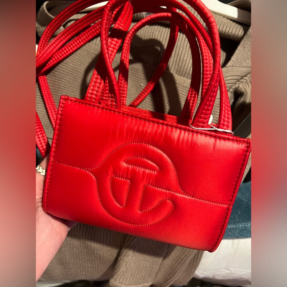Telfar Puffer Bag Red